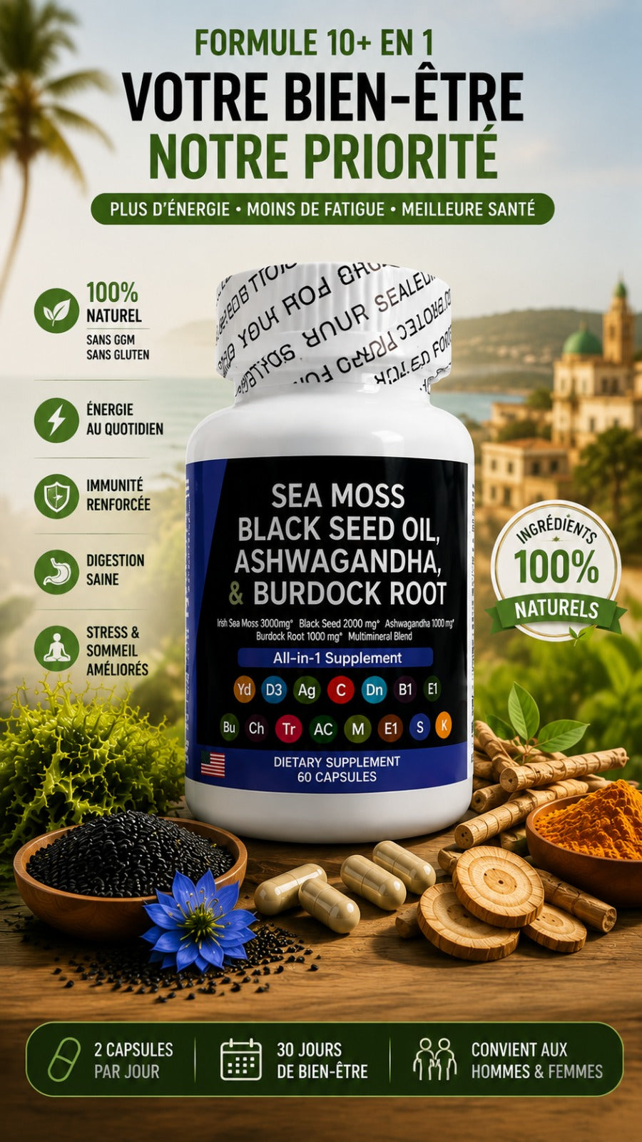 SEA MOSS BLACK SEED OIL